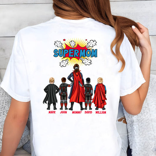 Personalized Superpower Shirt Gifts For Mom, Mother Special Mother's Day Gift For Super Mom, Grandma HN02