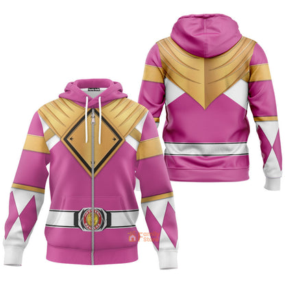 Pink Ranger Dragon Shield  Mighty Morphin Power Ranger - Hoodie Set, Sweatshirt, Sweatpants