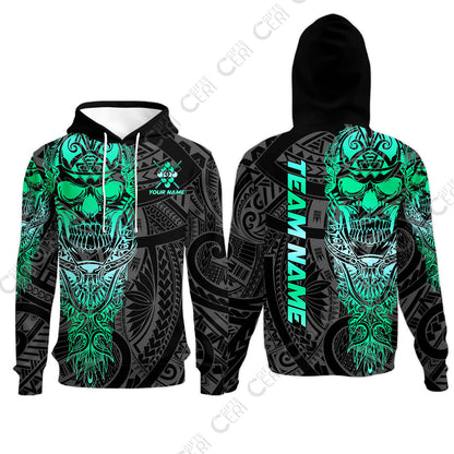 Customized 9 Ball Pool Hoodies, 9-Ball Billiard Ethnic Tribal Style Pattern, Billiards Jerseys