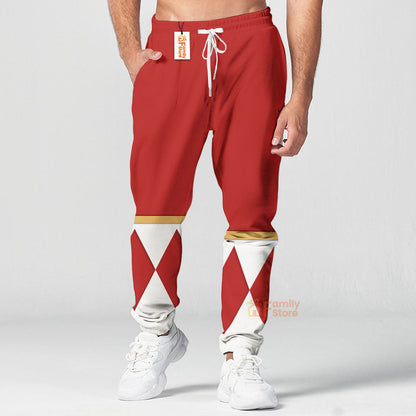 Red Ranger Dragon Shield | Hoodies Sweatshirt T-shirt Hawaiian Tracksuit
