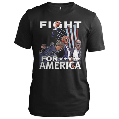 Never Stop Fighting For America T Shirts