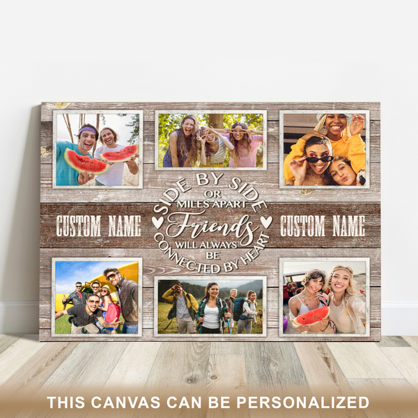 BFF Photo Collage Canvas, Christmas Presents For Best Friends, Personalised  Gift For Best Friend - Best Personalized Gifts For Everyone