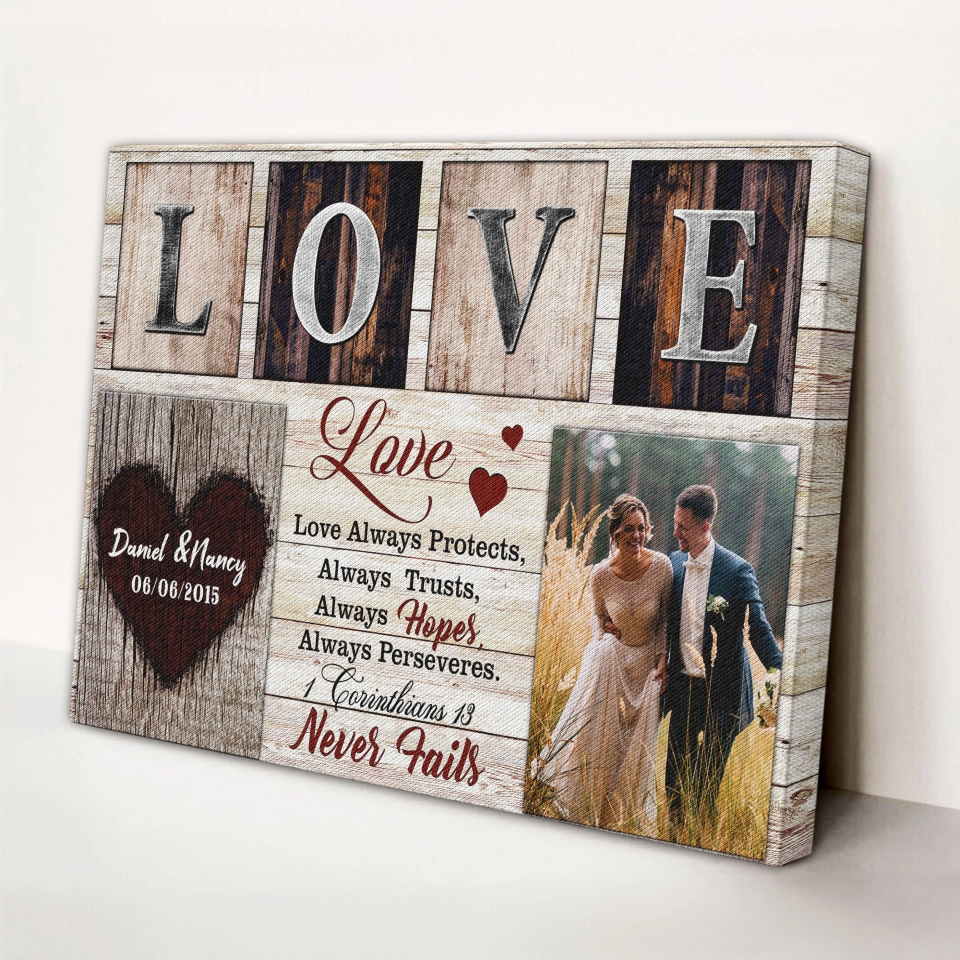 Personalized Couple Love Letter Photo Frame | Best Anniversary Gift |  Wedding Engagement Gift for Couple | Special Husband Wife | A4 Size Frame |  Dream Gifts : Amazon.in: Home & Kitchen