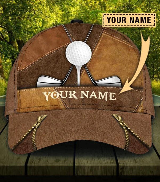 Customized Name Golf Classic Cap, Personalized Name Golf Classic Cap, Golf Hat For Men And Women - Perfect Gift For Golf Lovers, Golfers - Cerigifts