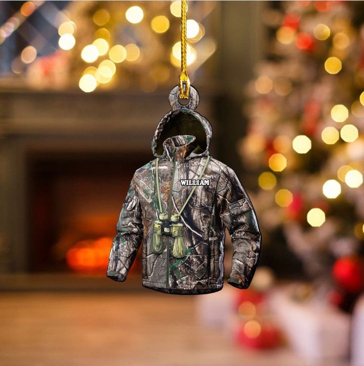 Customized Deer Hunting Acrylic Ornament For Deer Hunter, Gift For Father, Boyfriends