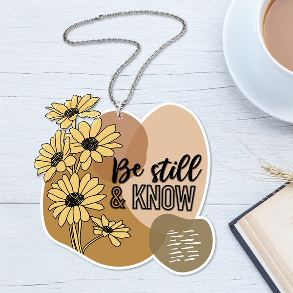 Flowers Be Still & Know I Am God It Acrylic Ornament, Perfect Christmas Gift For Family, Friends
