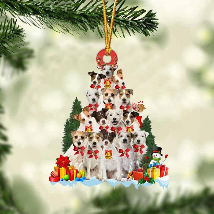 Parson Russell Terrier Dogs Christmas Tree Acrylic Ornament, Dog Gifts For Decor Home, Christmas Gift For Dog Lovers, Dog Owners