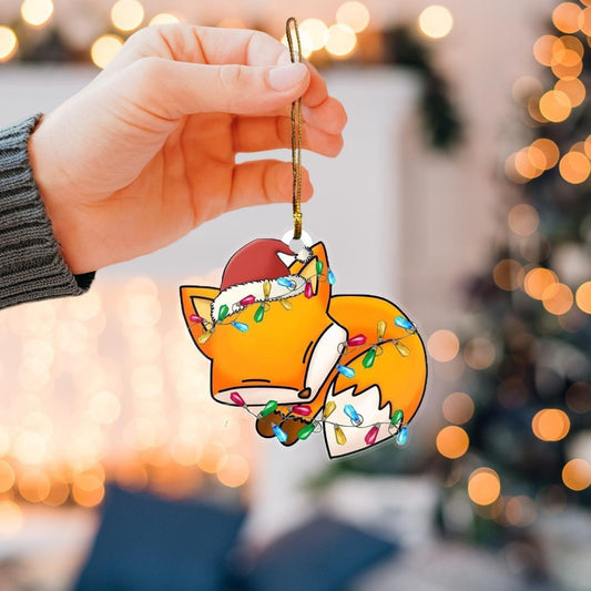 Fox Mica ornament - Amzanimalsgift