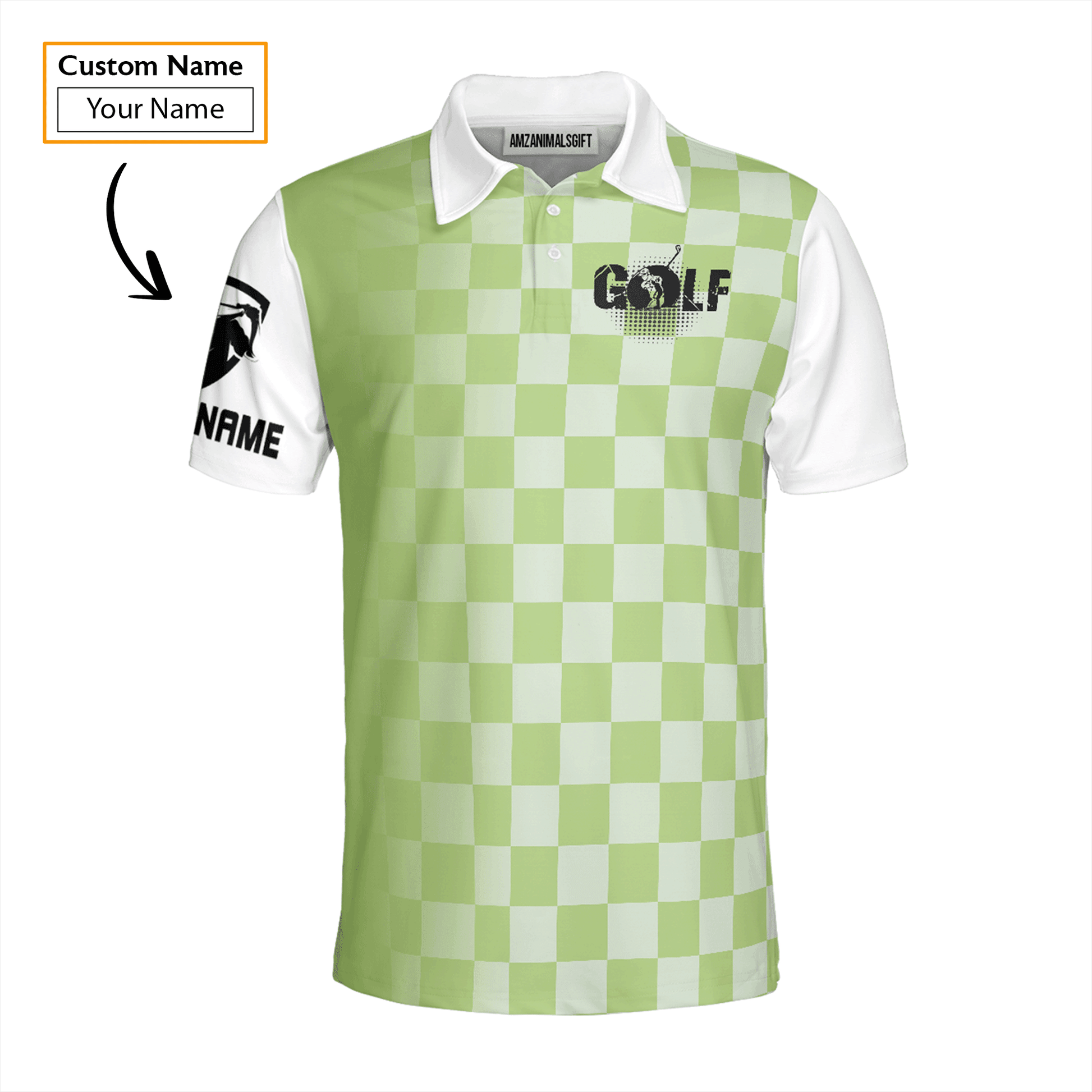 Golf Men Polo Shirt - Funny Custom Name Apparel, I'd Tap That Men Golf Polo Shirt - Personalized Gift For Golf Lover, Team, Golfers, Husband, Boyfriend - Cerigifts