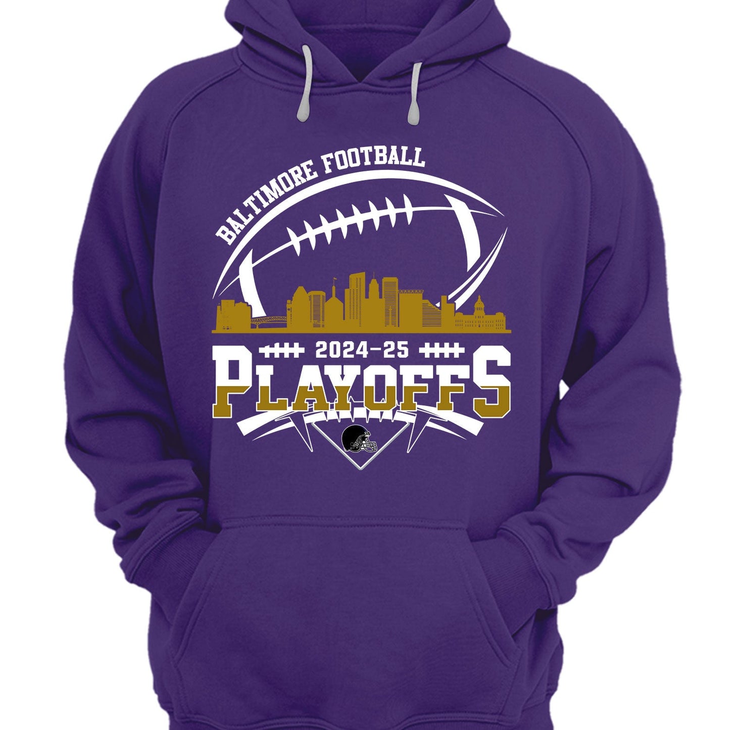 Baltimore American Football 2024-25 Playoffs Skyline Shirts, Baltimore Game Day Division Shirts, Playoffs Shirts For Baltimore Football Fans