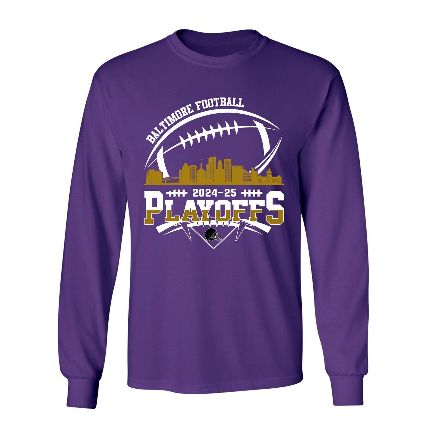 Baltimore American Football 2024-25 Playoffs Skyline Sweatshirt, Baltimore Game Day Division Sweatshirt, Playoffs Sweatshirt For Baltimore Football