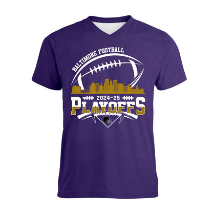 Baltimore American Football 2024-25 Playoffs Skyline Sweatshirt, Baltimore Game Day Division Sweatshirt, Playoffs Sweatshirt For Baltimore Football