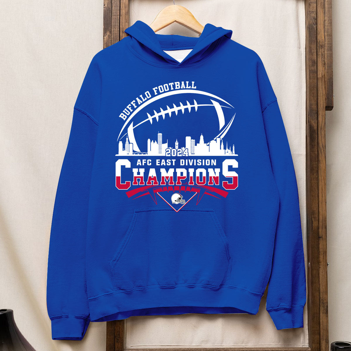 Buffalo American Football AFC East Champions Shirt 2024, 2024 Buffalo Skyline Football AFC East Champs Shirt, Buffalo Football Fan Shirts