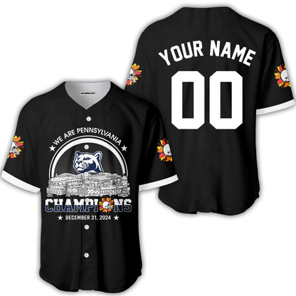 We Are Pennsylvania Football 2024 Fiesta Champions Skyline Custom Long Sleeve Shirt, 2024 Fiesta Champs 2 Sided Custom Long Sleeve Shirts