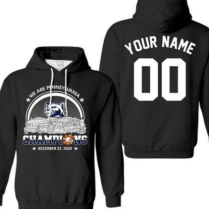 We Are Pennsylvania Football 2024 Fiesta Champions Skyline Double Sided Shirts, 2024 Fiesta Champs 2 Sided Custom Shirts For Pennsylvania Football
