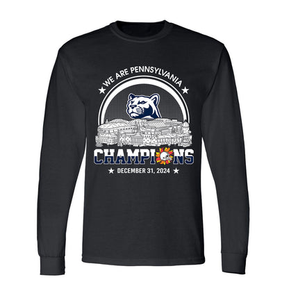 We Are Pennsylvania Football 2024 Fiesta Champions Skyline Long Sleeve Shirt, 2024 Fiesta Champs Long Sleeve Shirt For Pennsylvania Football Fans