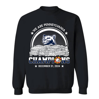 We Are Pennsylvania Football 2024 Fiesta Champions Skyline Long Sleeve Shirt, 2024 Fiesta Champs Long Sleeve Shirt For Pennsylvania Football Fans