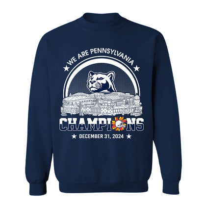 We Are Pennsylvania Football 2024 Fiesta Champions Skyline Long Sleeve Shirt, 2024 Fiesta Champs Long Sleeve Shirt For Pennsylvania Football Fans