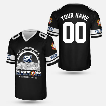 We Are Pennsylvania Football 2024 Fiesta Champions Skyline Custom Long Sleeve Shirt, 2024 Fiesta Champs 2 Sided Custom Long Sleeve Shirts