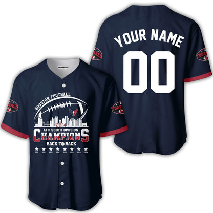 2024 Houston American Football AFC South Champions Custom Hoodie Shirts, Custom Houston Football Division Champion Hoodie Apparel
