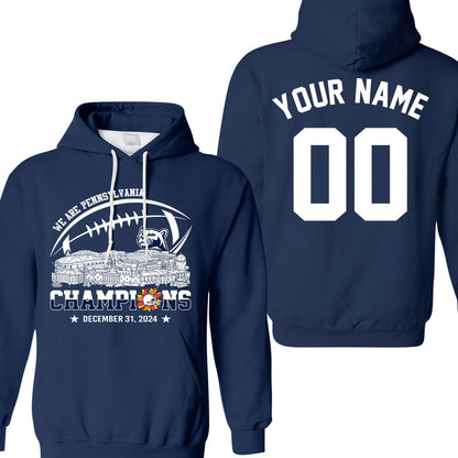 2024 Fiesta Champions Skyline Double Sided Sweatshirt, We Are Pennsylvania Football 2024 Fiesta Champions 2 Sided Custom Sweatshirt