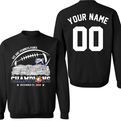 2024 Fiesta Champions Skyline Double Sided Sweatshirt, We Are Pennsylvania Football 2024 Fiesta Champions 2 Sided Custom Sweatshirt