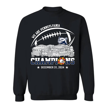 2024 Fiesta Champions Skyline Long Sleeve Shirt, We Are Pennsylvania Football 2024 Fiesta Champions Long Sleeve Shirts For Pennsylvania Football Fans