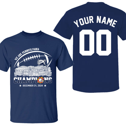 2024 Fiesta Champions Skyline Double Sided Sweatshirt, We Are Pennsylvania Football 2024 Fiesta Champions 2 Sided Custom Sweatshirt