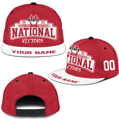 Go Bucks 2025 National Winner Custom Classic Hat Cap, College Football Victors Classic Cap, 2025 Champions Columbus Ohio Custom Classic Hat Cap