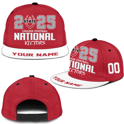 Go Bucks 2025 National Winner Custom Classic Hat Cap, College Football Victors Classic Cap, 2025 Champions Columbus Ohio Custom Classic Hat Cap
