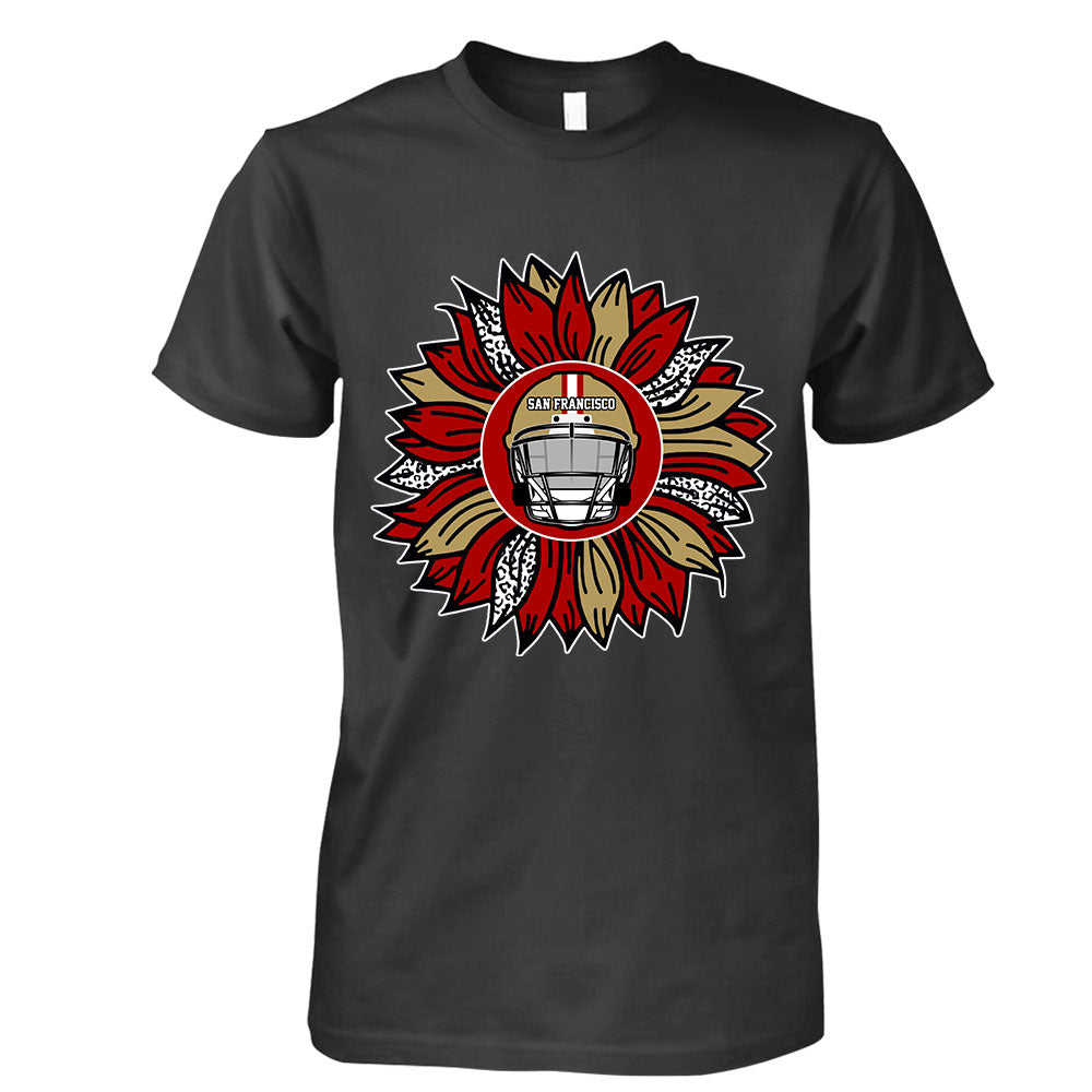 San Francisco Football Sunflower Shirt, Hoodie, Sweatshirt- Football Shirt for San Francisco - San Francisco Men Womens sport sunflower TShirts