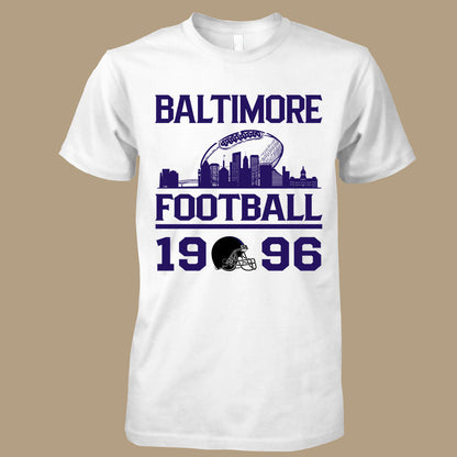Baltimore Football Skyline Long Sleeve For Men Women Family Love Baltimore Sport, 1996 Baltimore Football Long Sleeve Shirts
