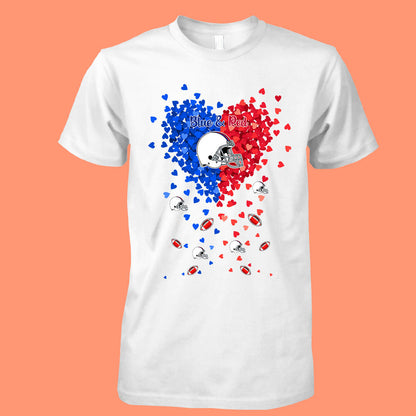 Buffalo Football Royal Blue and Red in My Heart T Shirts hoodie, Sweatshirt - Gift For Mens, Womens and Buffalo Lovers