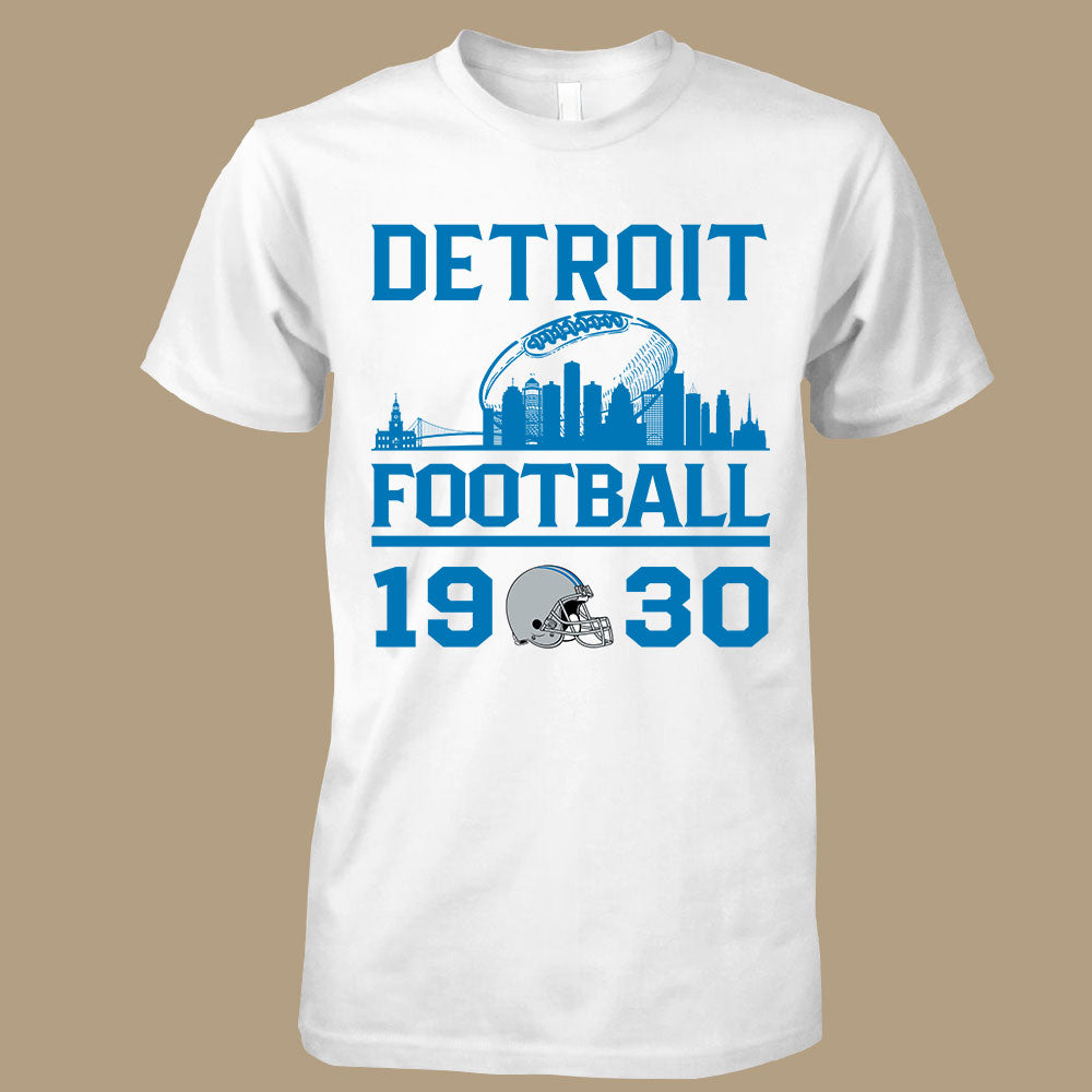 Detroit Football Skyline Long Sleeve Shirts For Men Women Family Love Detroit Sport, 1959 Detroit Football Long Sleeve Shirts