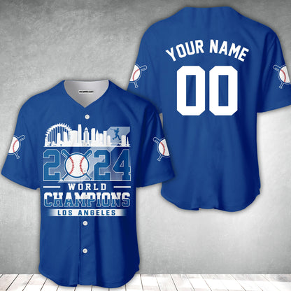 Personalized Los Angeles Baseball 2024 World Champions Hoodie, Los Angeles Baseball 2024 World Champs Hoodie Gifts