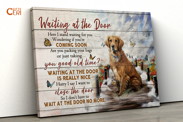Remembrance Gifts For Golden Retriever Lovers Sympathy Wall Art Gift Cerigifts