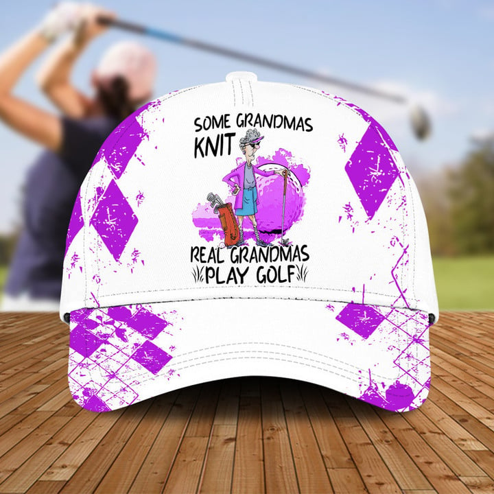 Grandma's Golf Cap For Women, Golf Lover Gifts, Argyle Pattern Golf Su -  Cerigifts