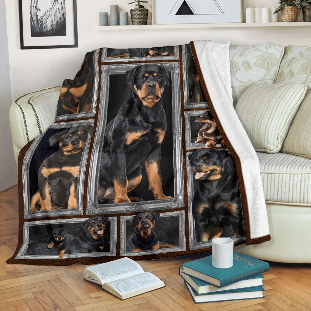 Rottweiler Throw Blanket