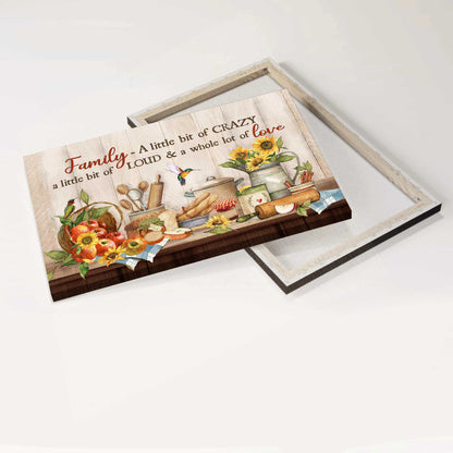 Jesus Landscape Canvas- Kitchen painting, Time for dinner, Sunflower, Hummingbird painting canvas- Gift for Christian- A little bit of crazy - Landscape Canvas Prints, Wall Art