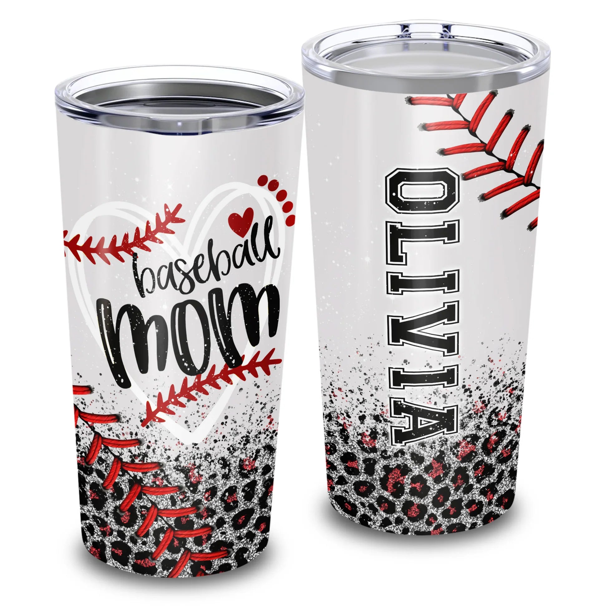 Best Personalized Mother's Day Gifts Tumbler - Custom Gift For Mother's Day, Presents for Mom - Baseball Mom Tumbler