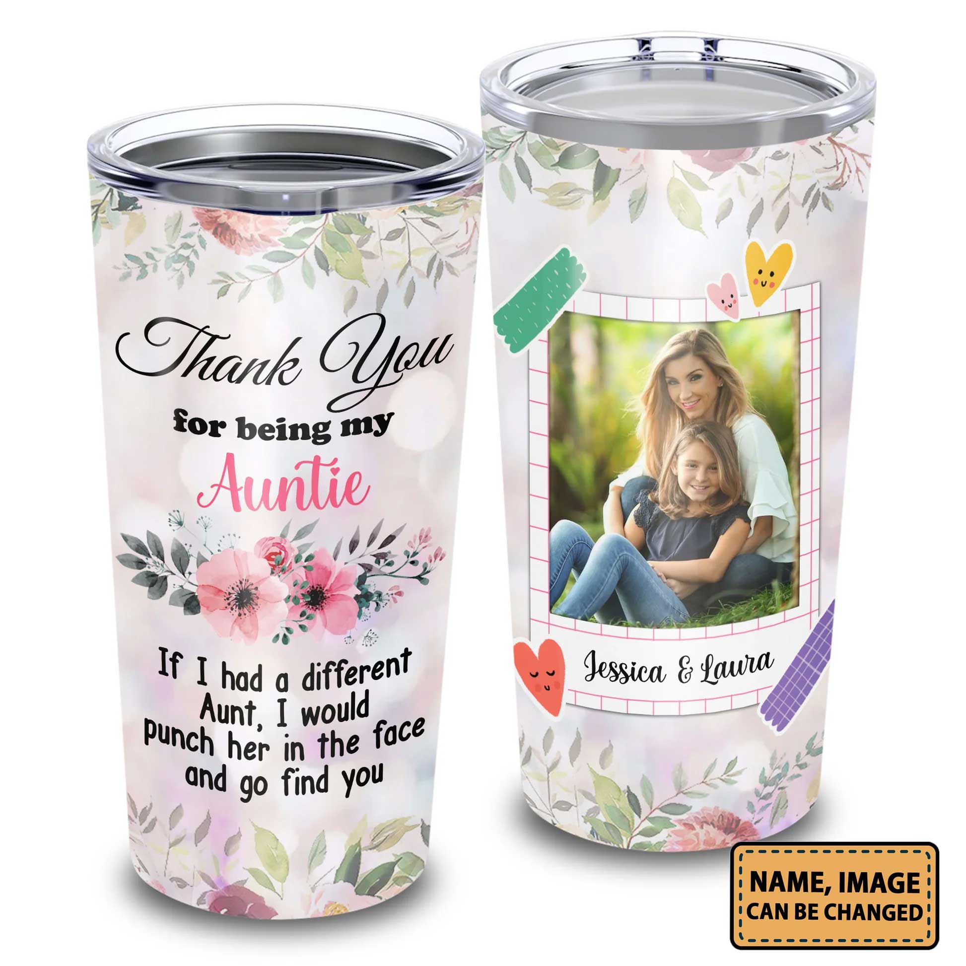 Best Personalized Mother's Day Gifts Tumbler - Custom Gift For Mother's Day, Presents for Mom - If I Had A Different Aunt Tumbler