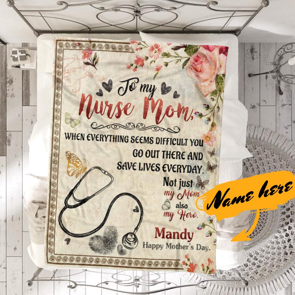 Personalized discount nurse blanket