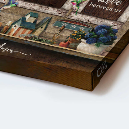Jesus Landscape Canvas - Vintage Kitchen, Hummingbird Canvas - Gift For Christian - Bless The Food Before Us Canvas