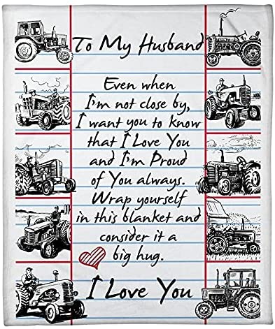 Gift For Husband, Couple Blanket, Ever Farmer Fleece Blanket, Agricultural Machinery Blanket - Valentine, Christmas, Wedding Anniversary Fleece Blanket