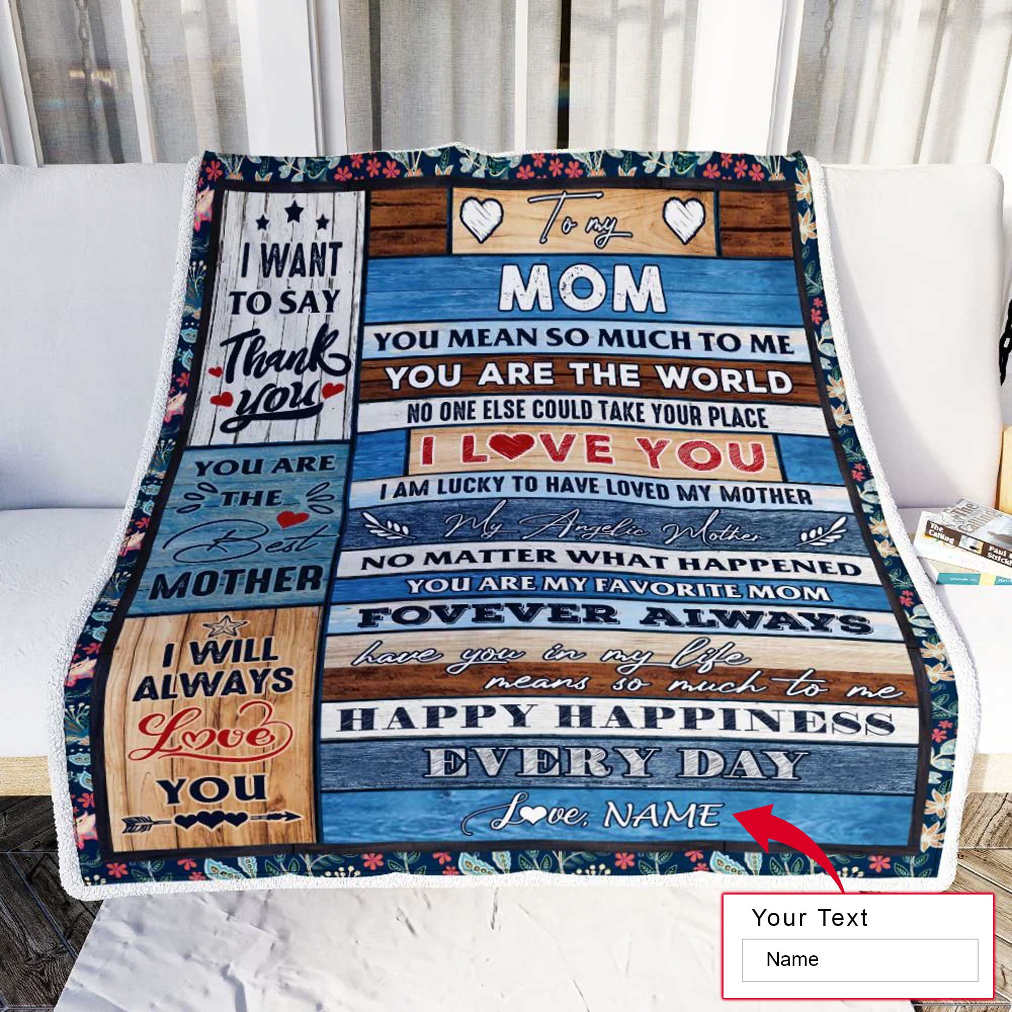 Best Mom Gift Blanket - Gifts for Moms Who Have Everything - Mom