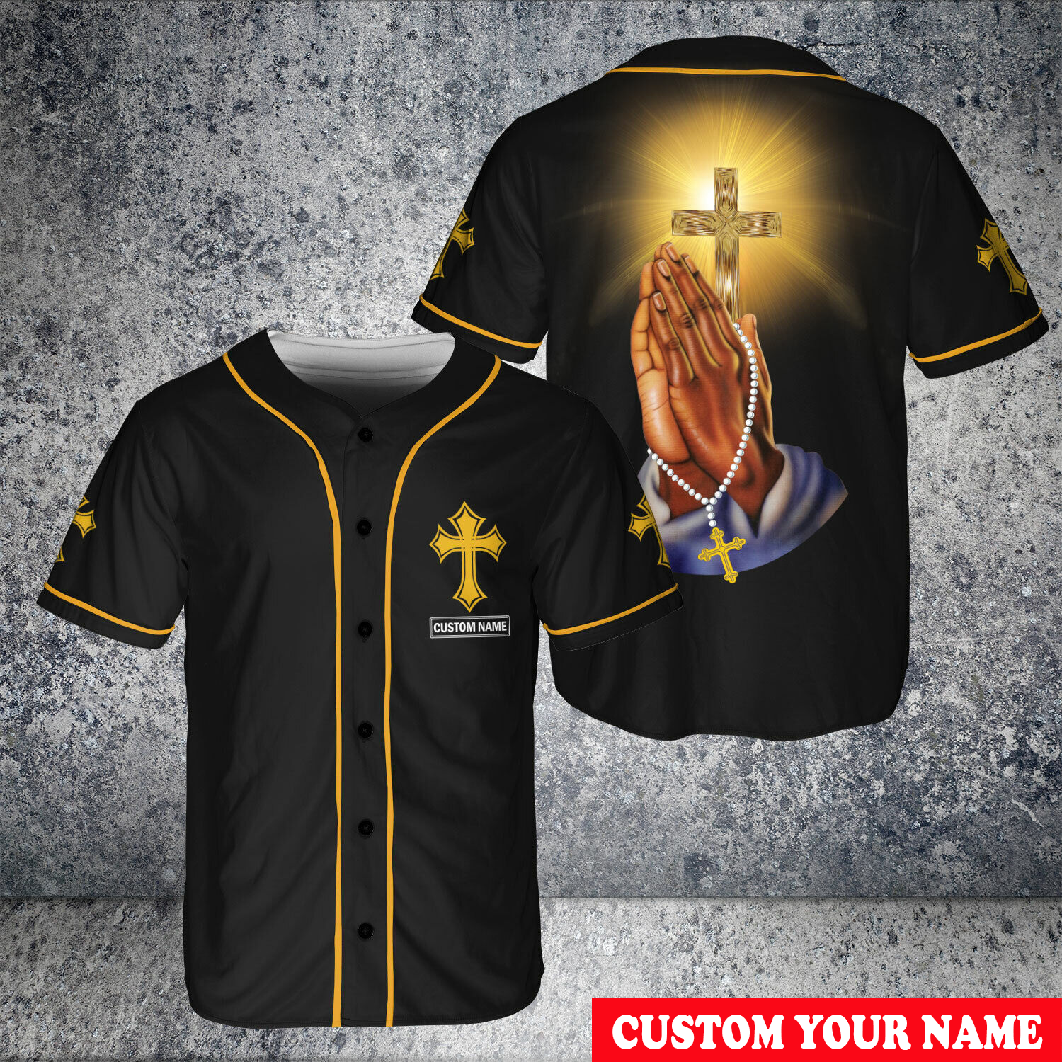 Personalized Jesus Baseball Jersey - Cross, Pray Baseball Jersey - Gift For Christians - Christ Who Strengthens Me Custom Baseball Jersey For Men Women