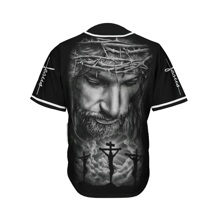 Personalized Jesus Baseball Jersey - Cross, Christ Baseball Jersey - Gift For Christians - The Savior Custom Baseball Jersey Shirt For Men Women