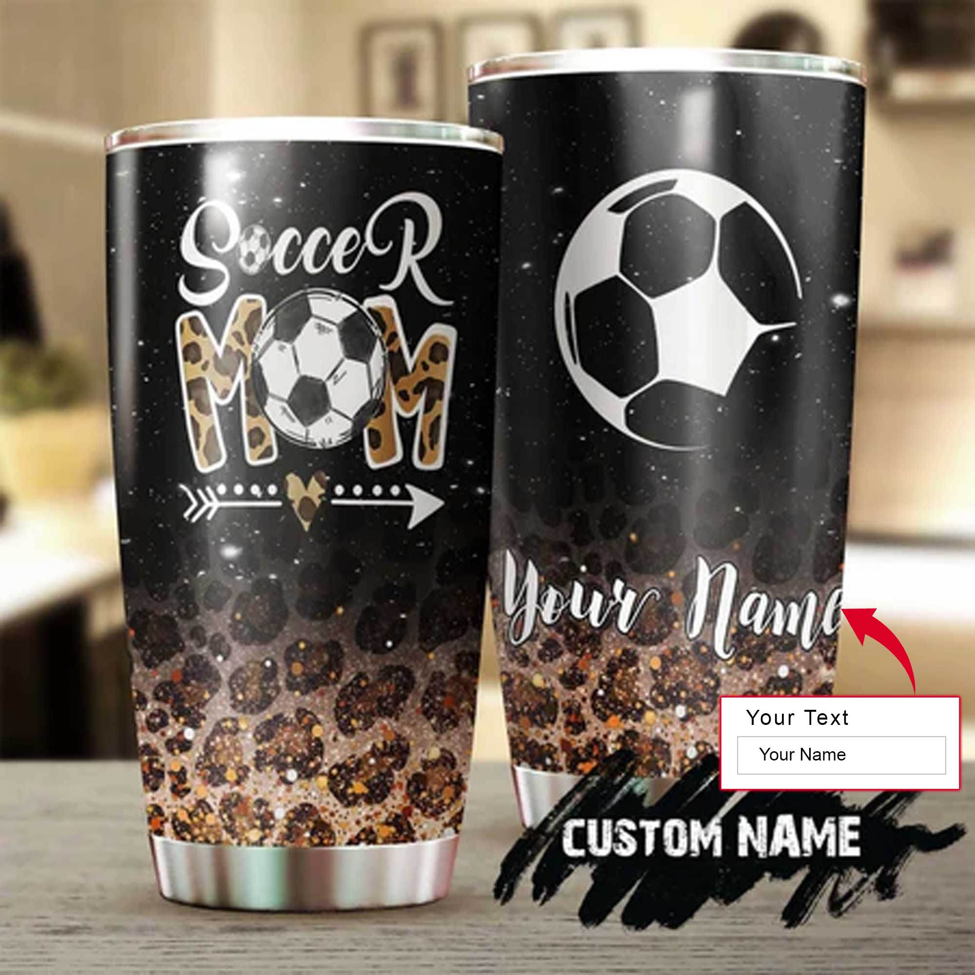 Personalized Mother's Day Gift Tumbler - Custom Gift For Mother's Day, Presents for Mom - Soccer Mom, Soccer Lover Tumbler