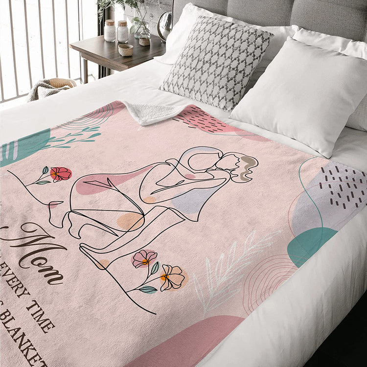 Mother Day Gifts For Mom From Daughter Son, Blanket For Mom Mother, Birthday Christmas New Year Gifts Idea