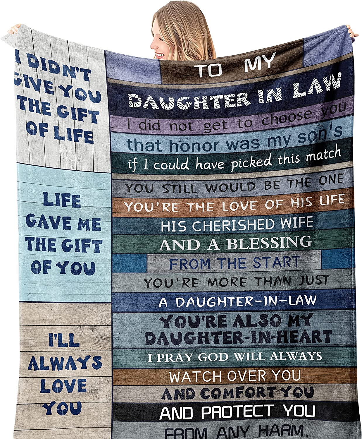 Birthday Gift For Daughter, Daughter In Law Blanket, To My Daughter-In-Law Blanket, Daughter In Law Gift Ideas, Gifts For Daughter In Law, Future Daughter In Law